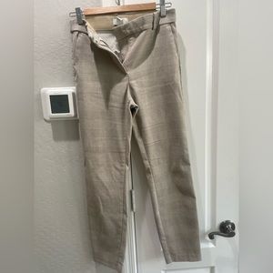 H&M light plaid dress pants